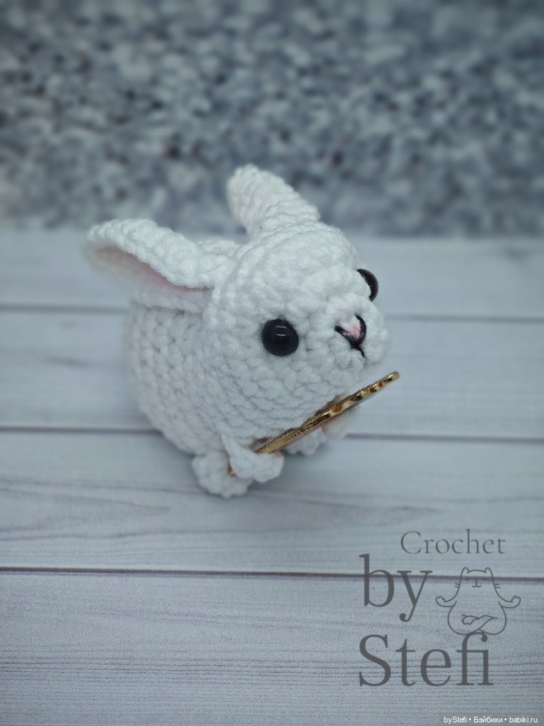 Зайчишка — Вязаные игрушки и амигуруми: крючком (фото 3)