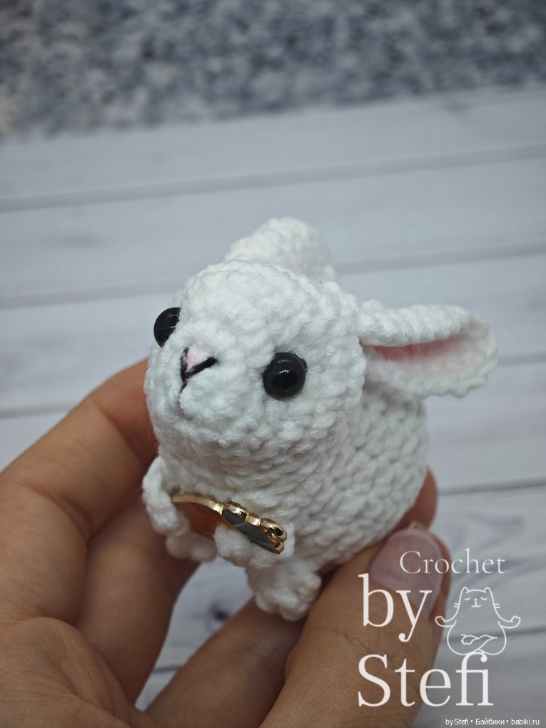 Зайчишка — Вязаные игрушки и амигуруми: крючком (фото 7)