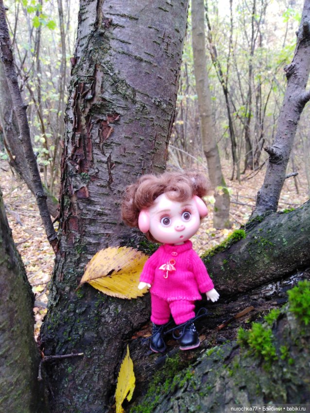 Про Нафочку. Прогулка в лесу