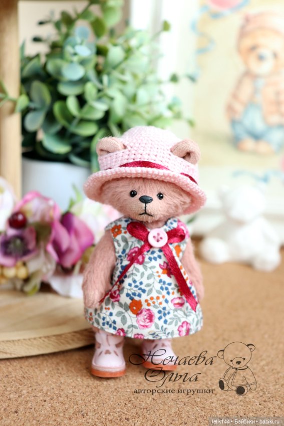 Мишка-малышка Верочка — Авторские мишки Тедди и друзья: фото (фото 3)