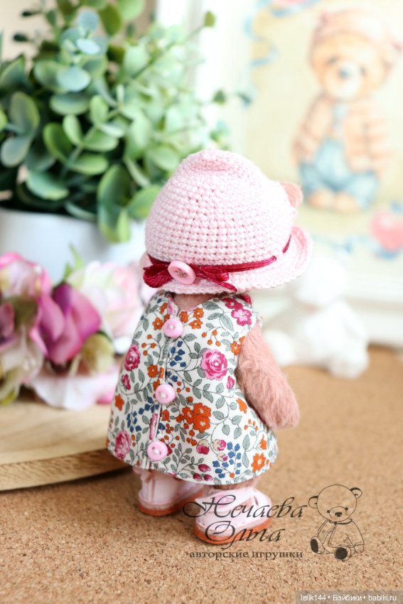 Мишка-малышка Верочка — Авторские мишки Тедди и друзья: фото (фото 4)