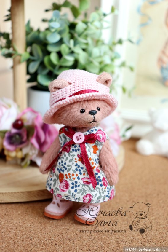 Мишка-малышка Верочка — Авторские мишки Тедди и друзья: фото (фото 2)