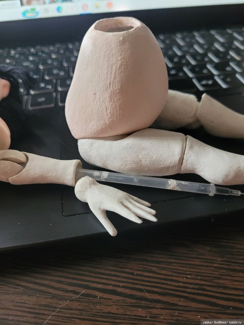 Вторая ведьма на подходе — Авторские шарнирные куклы своими руками: лепка (фото 4)