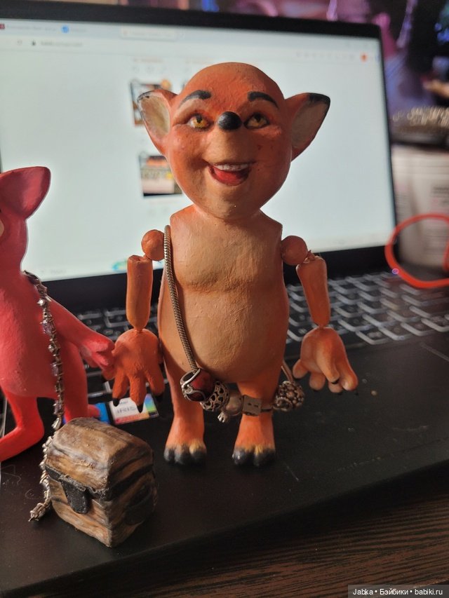 Подготовка к Хэллоуину — Авторские куклы из дерева (фото 10)