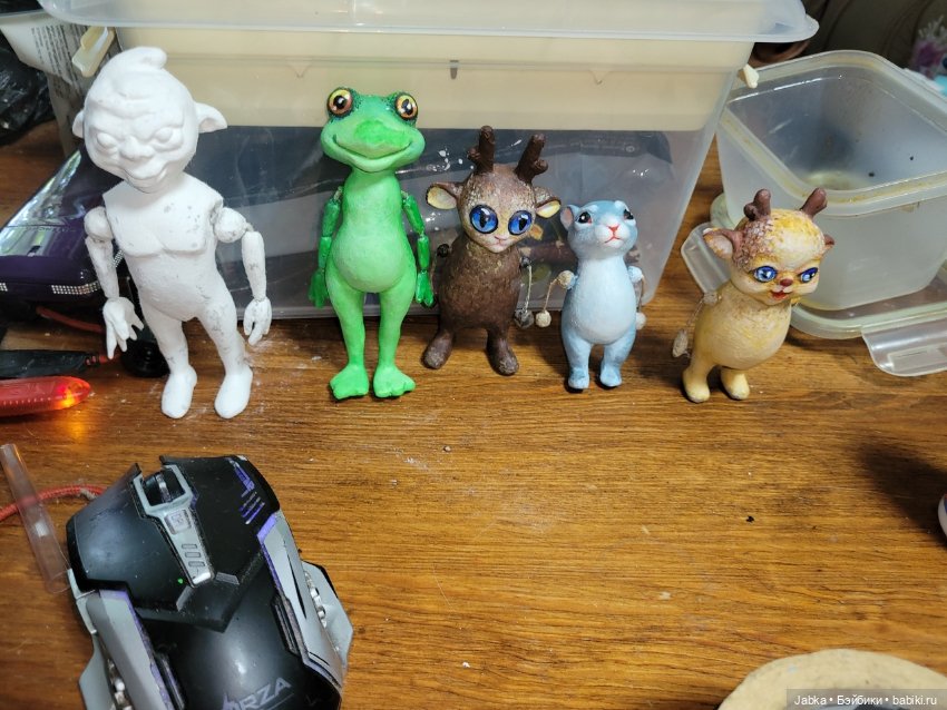 Подготовка к Хэллоуину — Авторские куклы из дерева (фото 9)