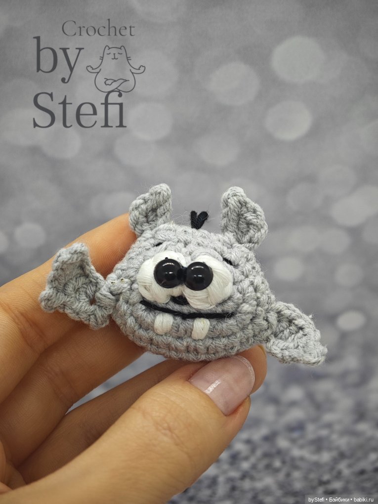 Мышка летучая — Вязаные игрушки и амигуруми: крючком (фото 7)