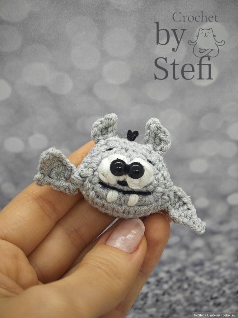 Мышка летучая — Вязаные игрушки и амигуруми: крючком (фото 8)