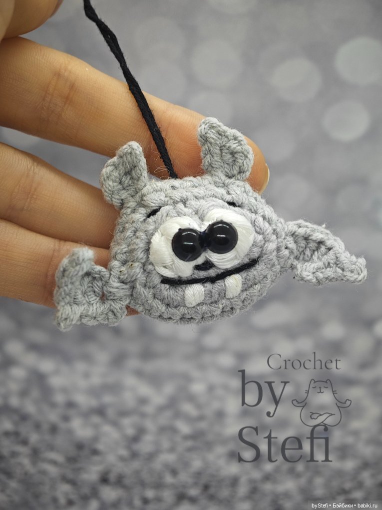 Мышка летучая — Вязаные игрушки и амигуруми: крючком (фото 5)