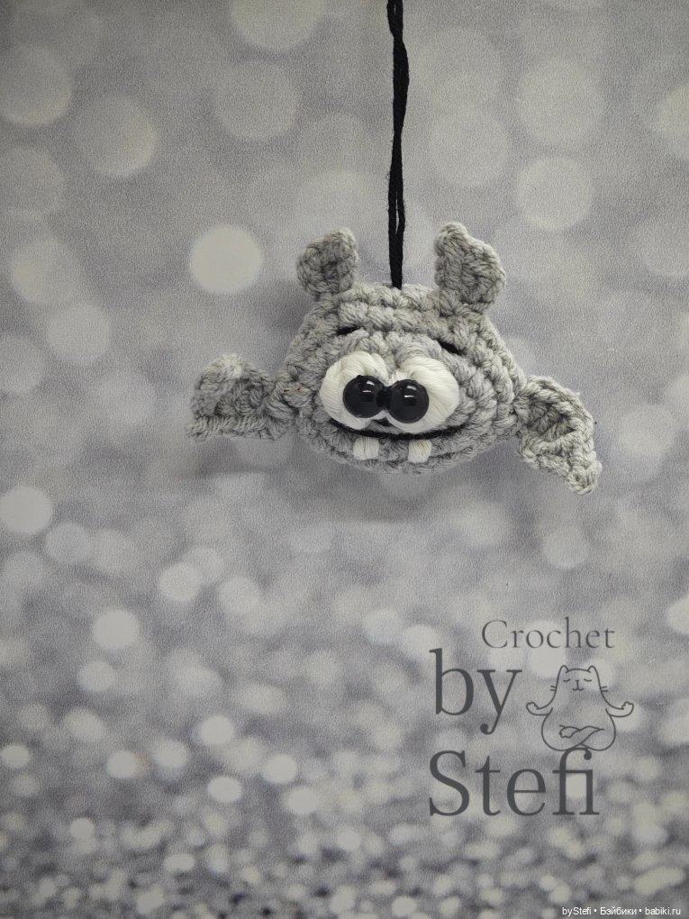 Мышка летучая — Вязаные игрушки и амигуруми: крючком (фото 3)