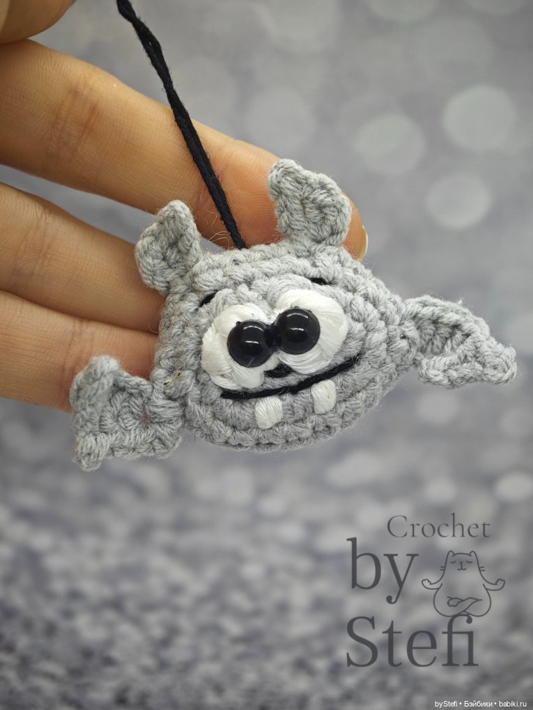 Мышка летучая — Вязаные игрушки и амигуруми: крючком (фото 4)