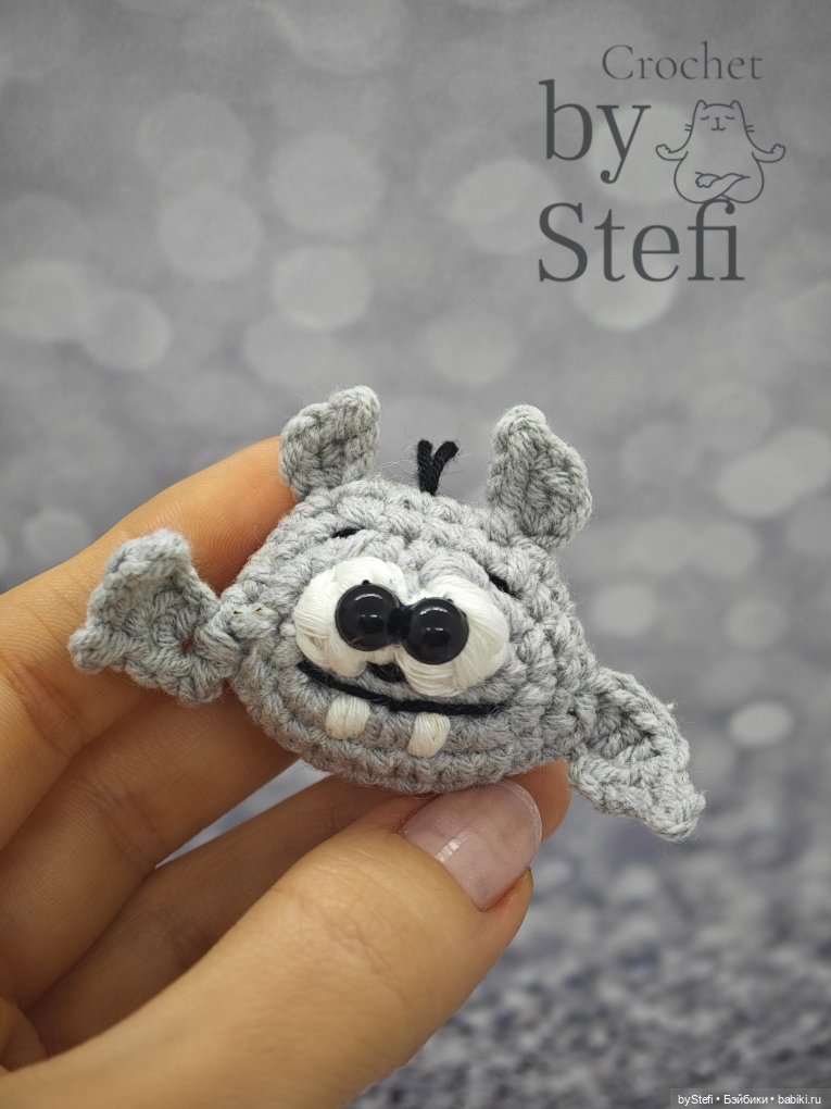 Мышка летучая — Вязаные игрушки и амигуруми: крючком (фото 6)