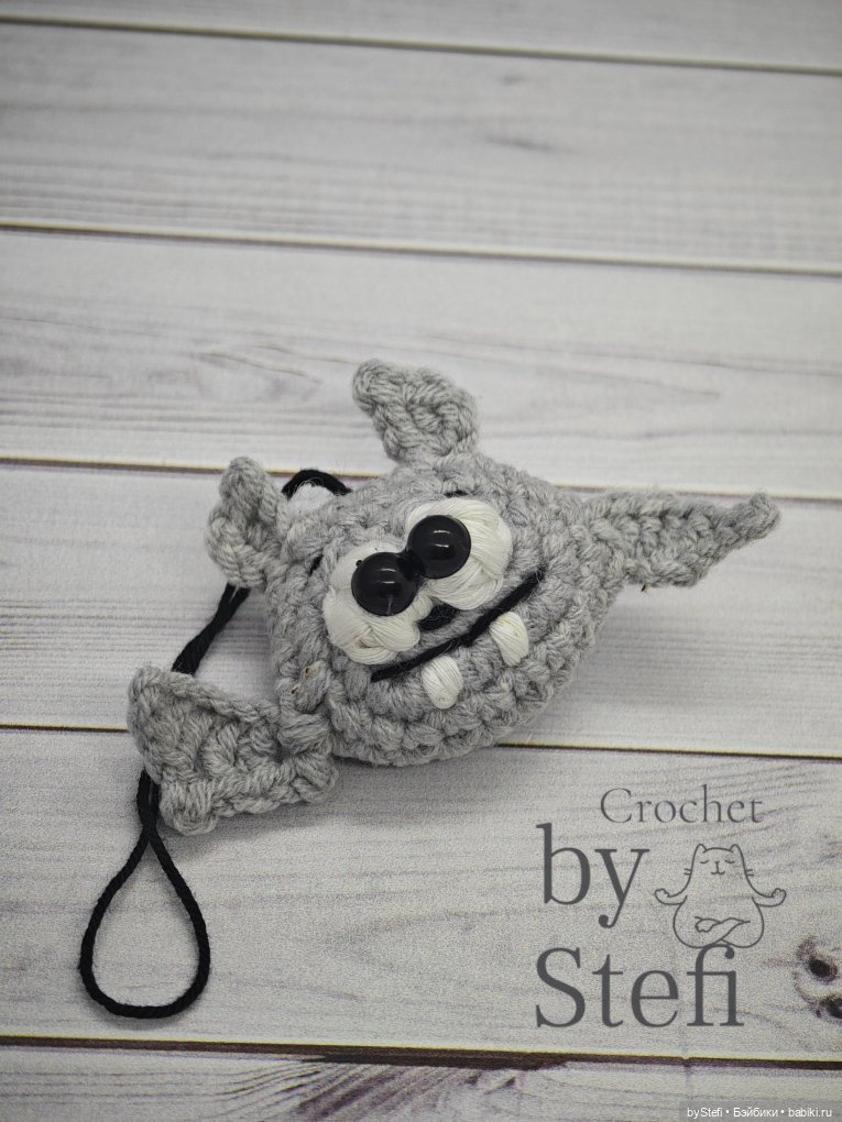 Мышка летучая — Вязаные игрушки и амигуруми: крючком (фото 2)