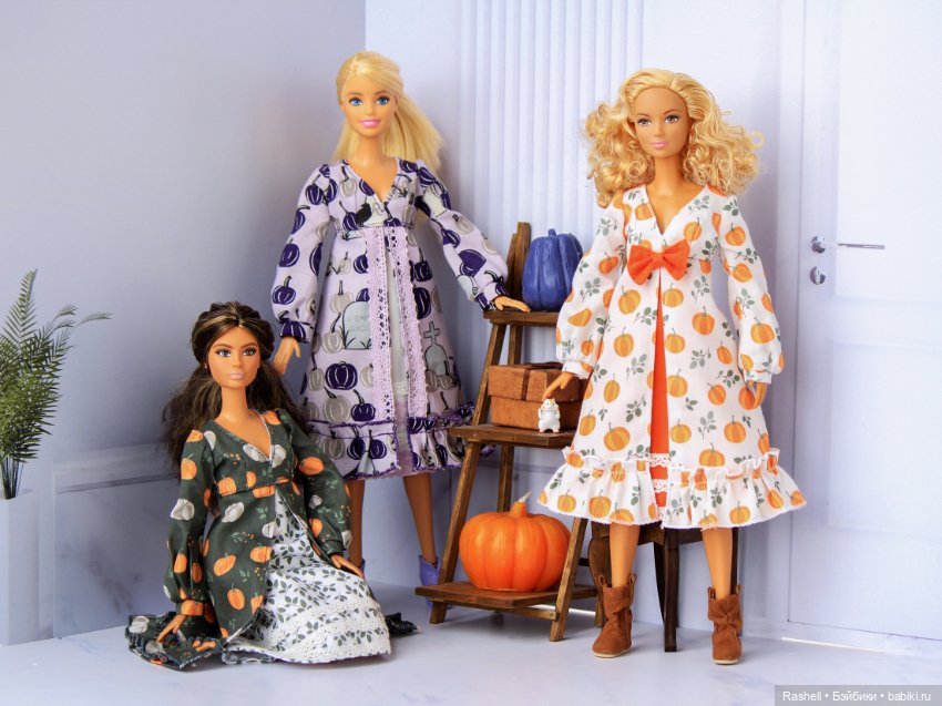 Мини-коллекция платье "Тыквочки" (фото 7)