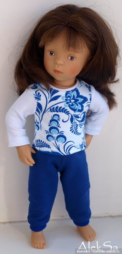 Гжель для Паолок и Минуш - костюмчики с любимым принтом