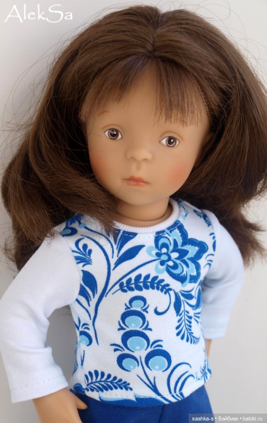 Гжель для Паолок и Минуш - костюмчики с любимым принтом