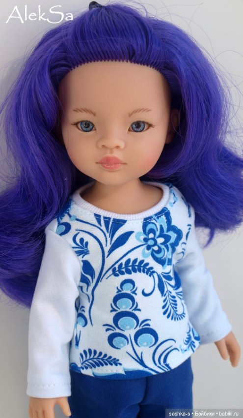 Гжель для Паолок и Минуш - костюмчики с любимым принтом (фото 4)