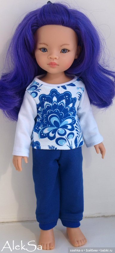 Гжель для Паолок и Минуш - костюмчики с любимым принтом (фото 7)