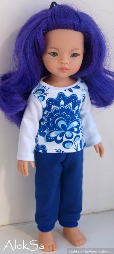 Гжель для Паолок и Минуш - костюмчики с любимым принтом (фото 9)