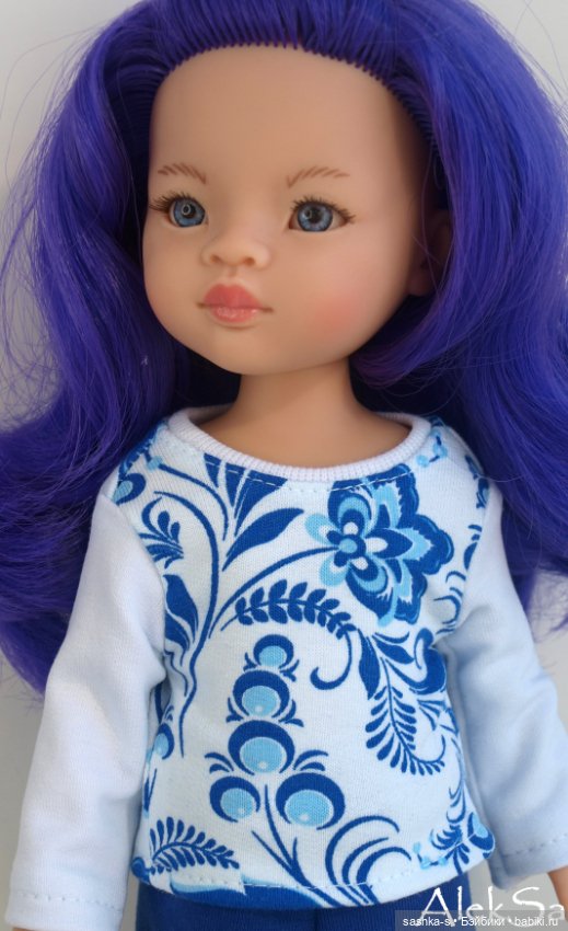 Гжель для Паолок и Минуш - костюмчики с любимым принтом (фото 6)