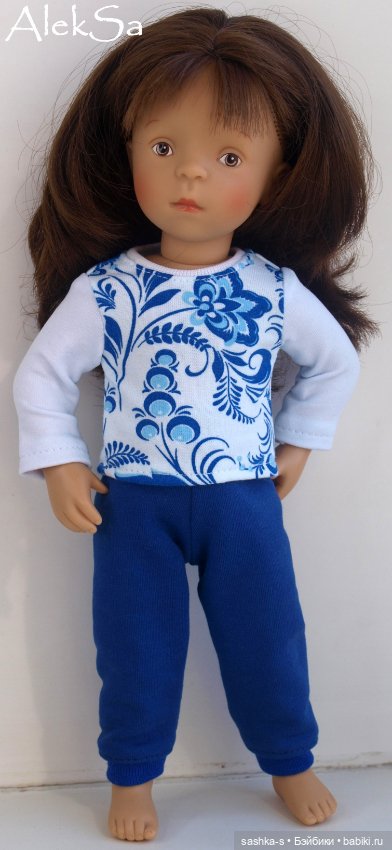 Гжель для Паолок и Минуш - костюмчики с любимым принтом