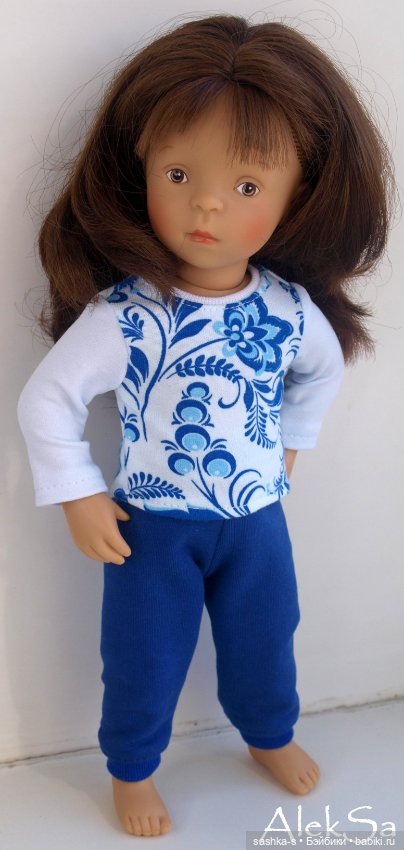 Гжель для Паолок и Минуш - костюмчики с любимым принтом