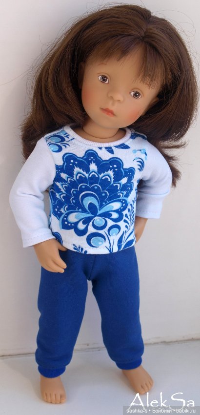 Гжель для Паолок и Минуш - костюмчики с любимым принтом