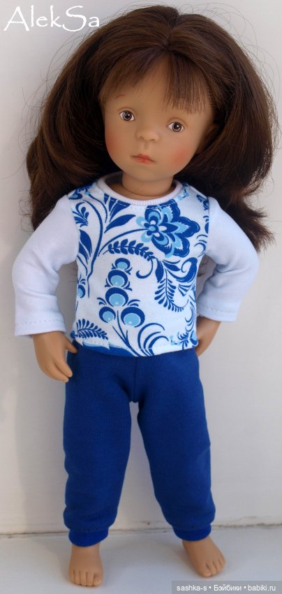 Гжель для Паолок и Минуш - костюмчики с любимым принтом