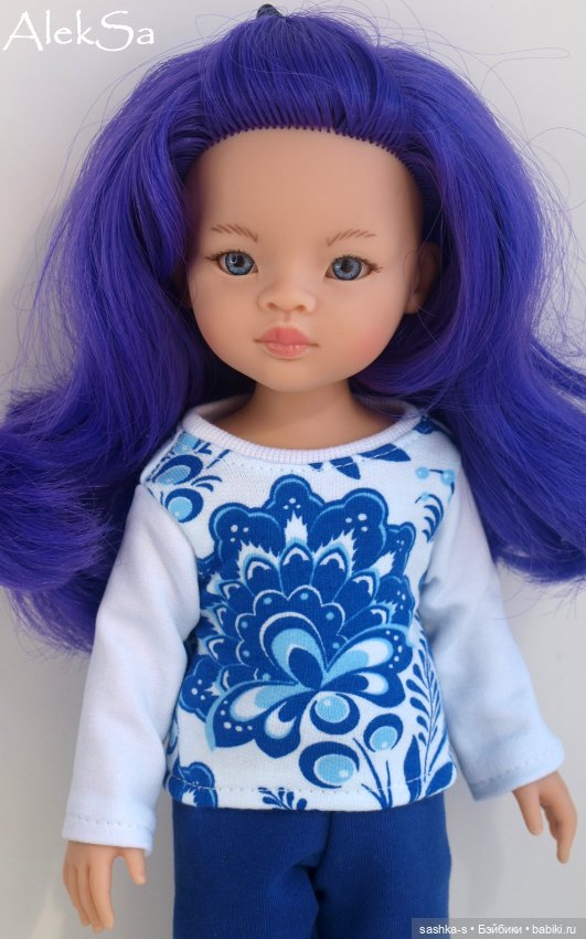 Гжель для Паолок и Минуш - костюмчики с любимым принтом (фото 8)