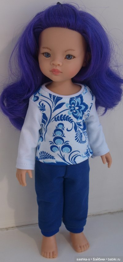 Гжель для Паолок и Минуш - костюмчики с любимым принтом (фото 5)