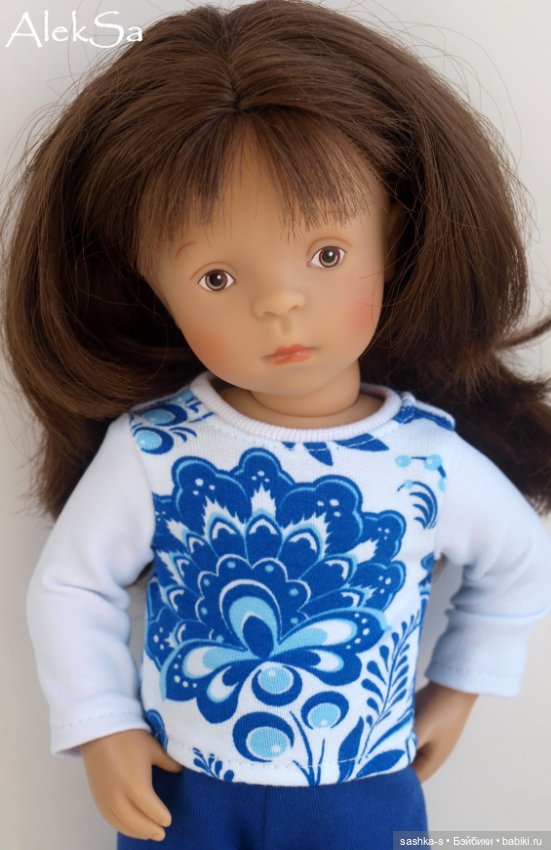 Гжель для Паолок и Минуш - костюмчики с любимым принтом