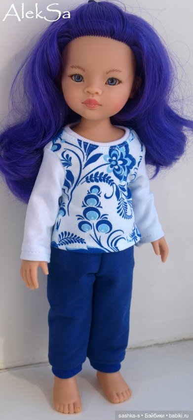 Гжель для Паолок и Минуш - костюмчики с любимым принтом (фото 3)