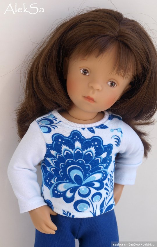 Гжель для Паолок и Минуш - костюмчики с любимым принтом