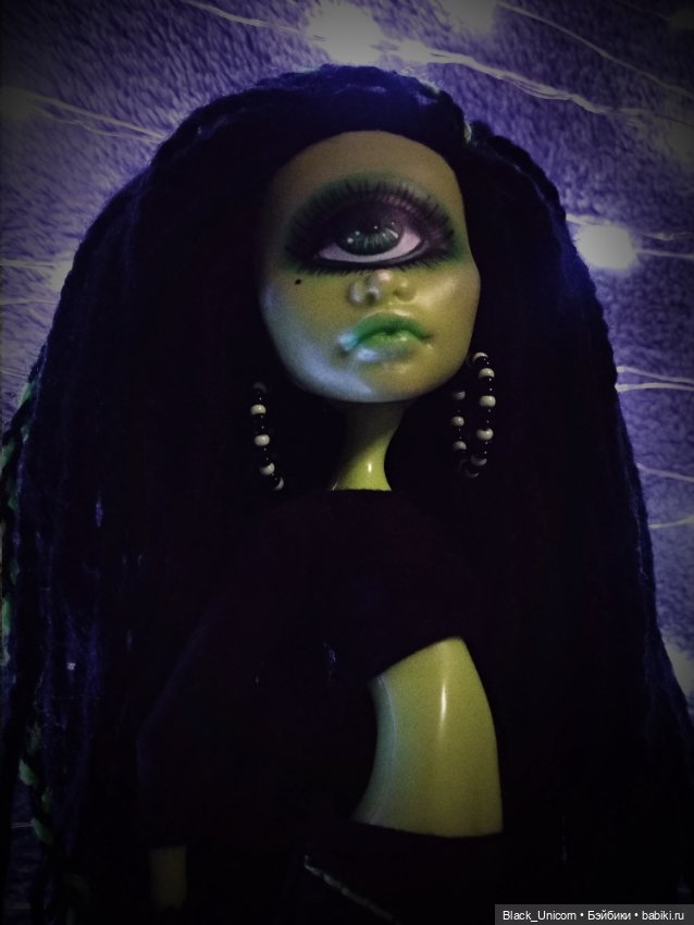 Циклоп Оливка — Реставрация и преображение кукол: ремонт (фото 8)