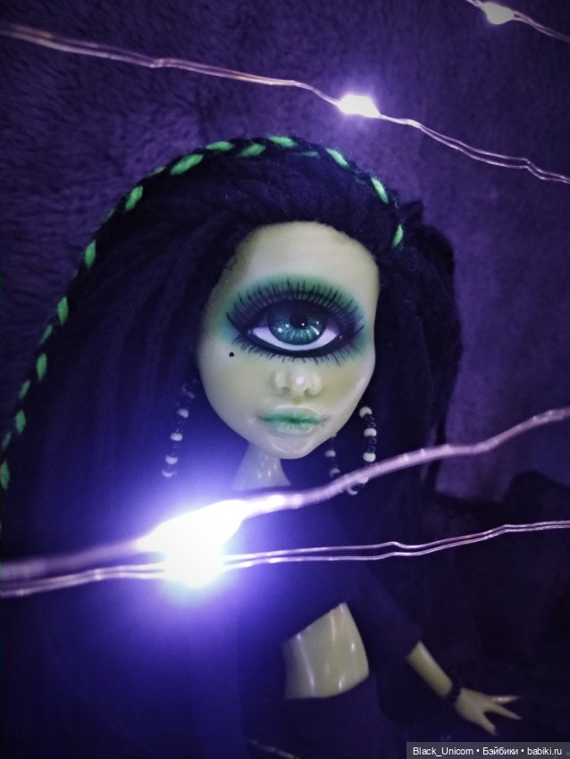 Циклоп Оливка — Реставрация и преображение кукол: ремонт (фото 5)