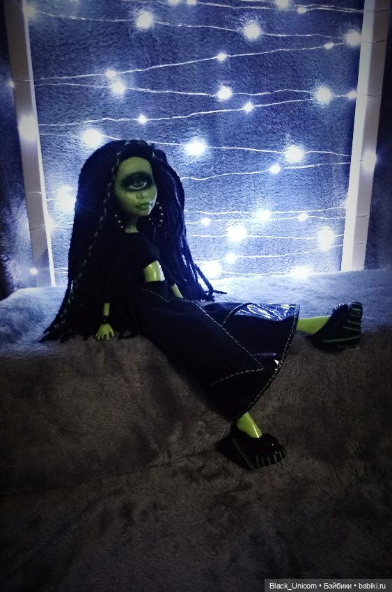 Циклоп Оливка — Реставрация и преображение кукол: ремонт (фото 7)