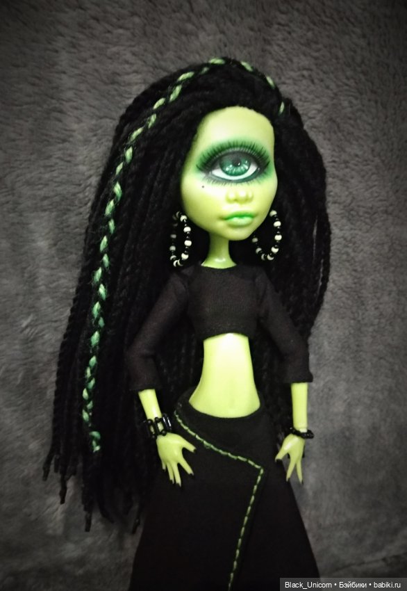 Циклоп Оливка — Реставрация и преображение кукол: ремонт (фото 2)