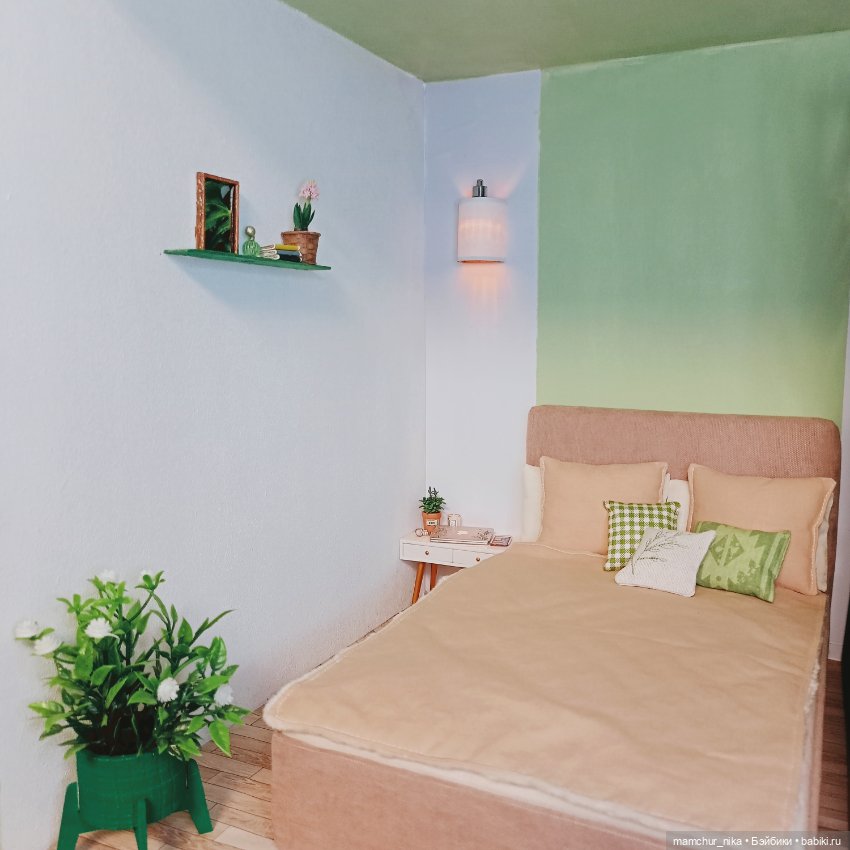 Дом семьи Резник 💚🏡 — Румбоксы и кукольные интерьеры: фото (фото 3)