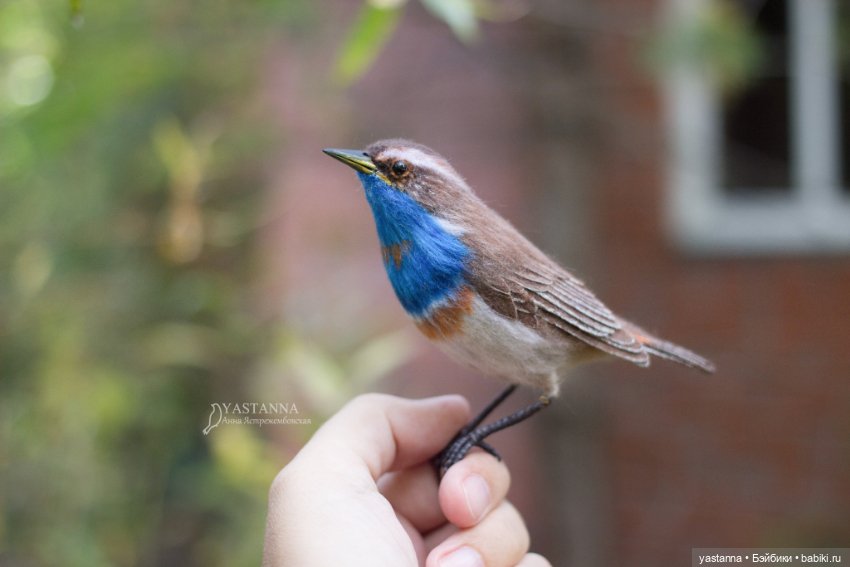 Варакушечка — Валяные игрушки из шерсти: сухое валяние (фото 10)