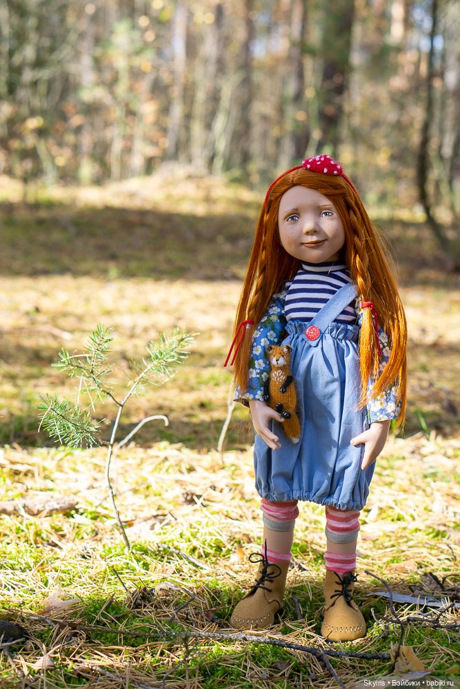 Zwergnase Ann-Maja: девочка осень и лисенок (фото 2)