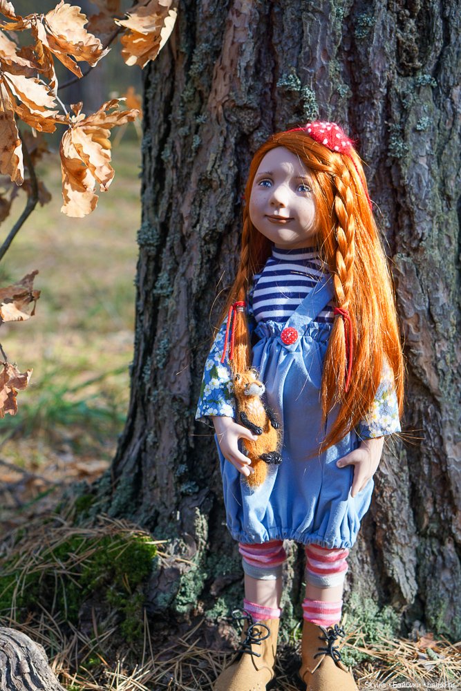 Zwergnase Ann-Maja: девочка осень и лисенок (фото 4)