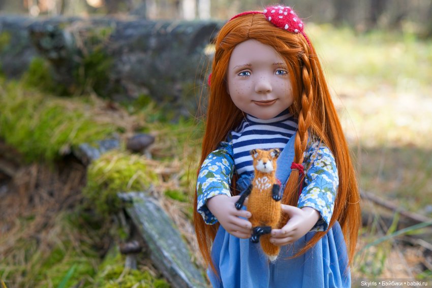 Zwergnase Ann-Maja: девочка осень и лисенок