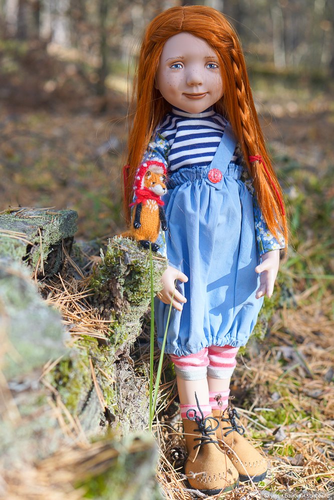 Zwergnase Ann-Maja: девочка осень и лисенок (фото 5)