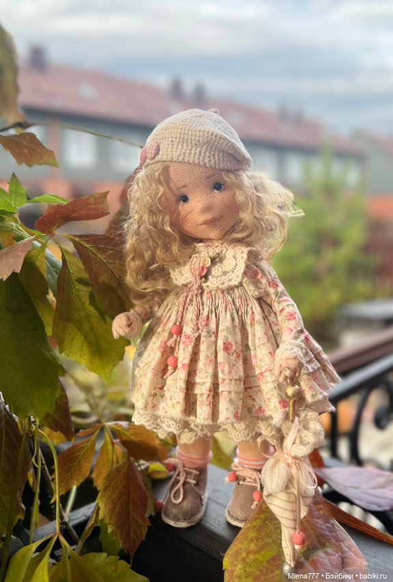 Ксения — Авторские текстильные куклы: Вальдорфские (фото 8)
