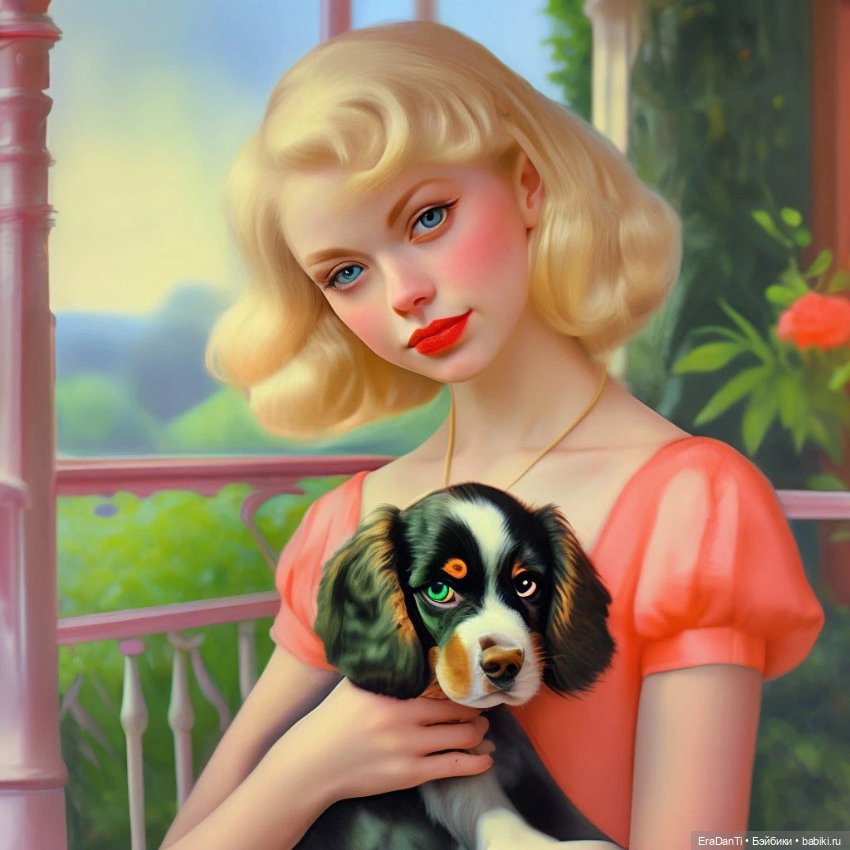 Красота в стиле ретро — Рисование и арт: скетчи (фото 3)