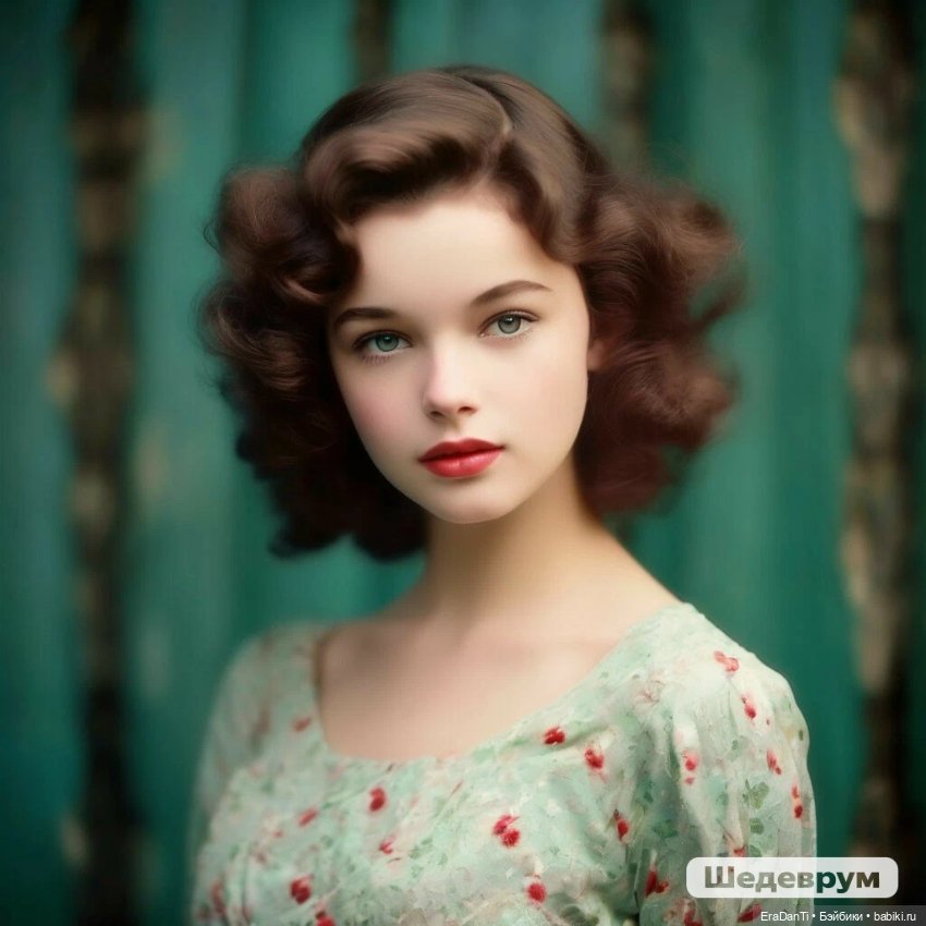 Красота в стиле ретро — Рисование и арт: скетчи (фото 8)