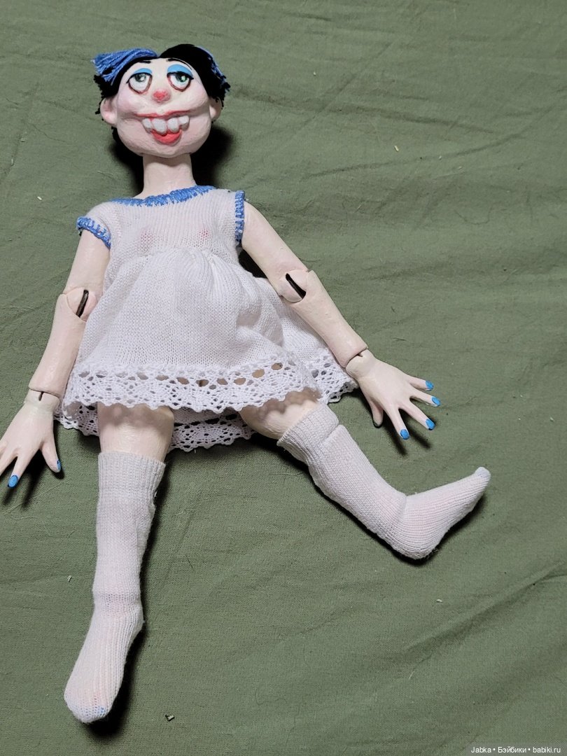 Белье для Мюмлы — Авторские шарнирные куклы своими руками: лепка (фото 6)