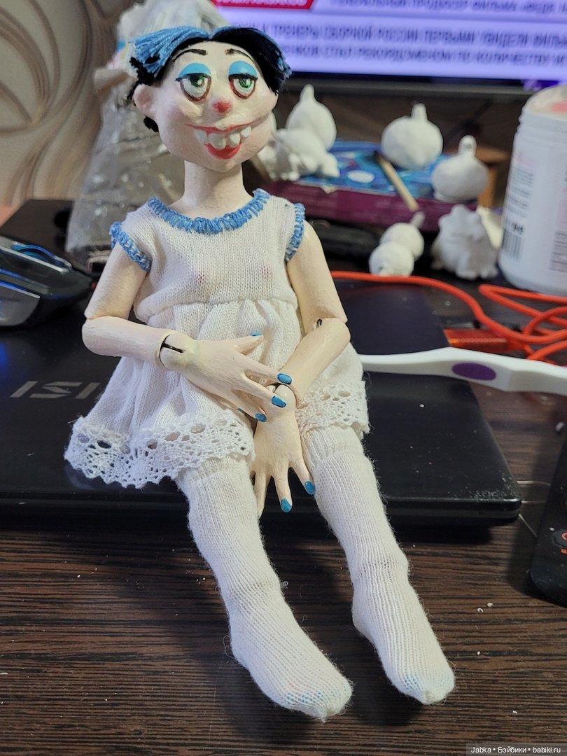 Белье для Мюмлы — Авторские шарнирные куклы своими руками: лепка (фото 5)