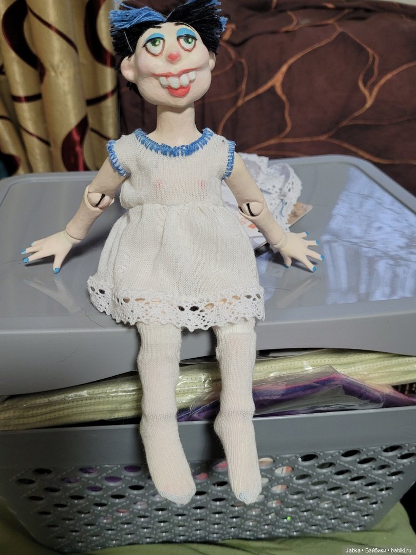 Белье для Мюмлы — Авторские шарнирные куклы своими руками: лепка (фото 7)
