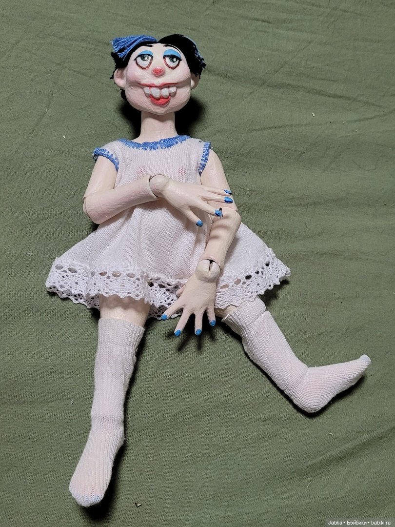 Белье для Мюмлы — Авторские шарнирные куклы своими руками: лепка (фото 9)