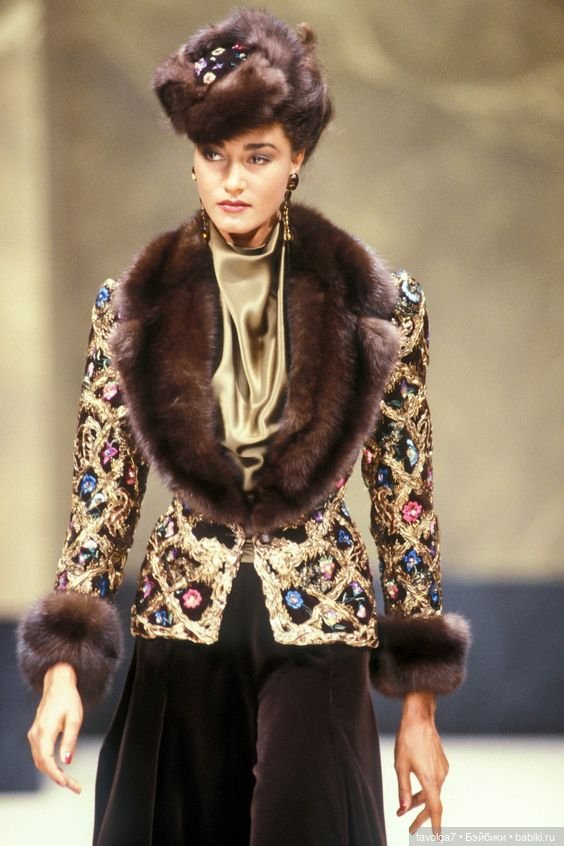 Осенние цвета в моде 1980х-1990х